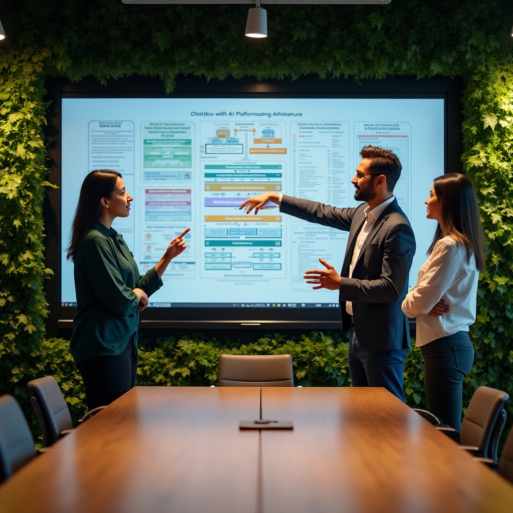 AI platform architecture visualization